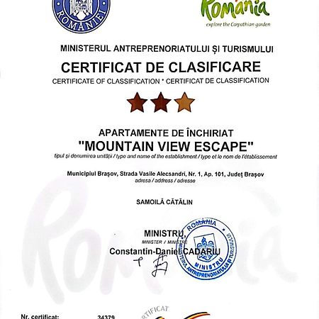 Апартаменты Mountain View Escape Брашов Экстерьер фото