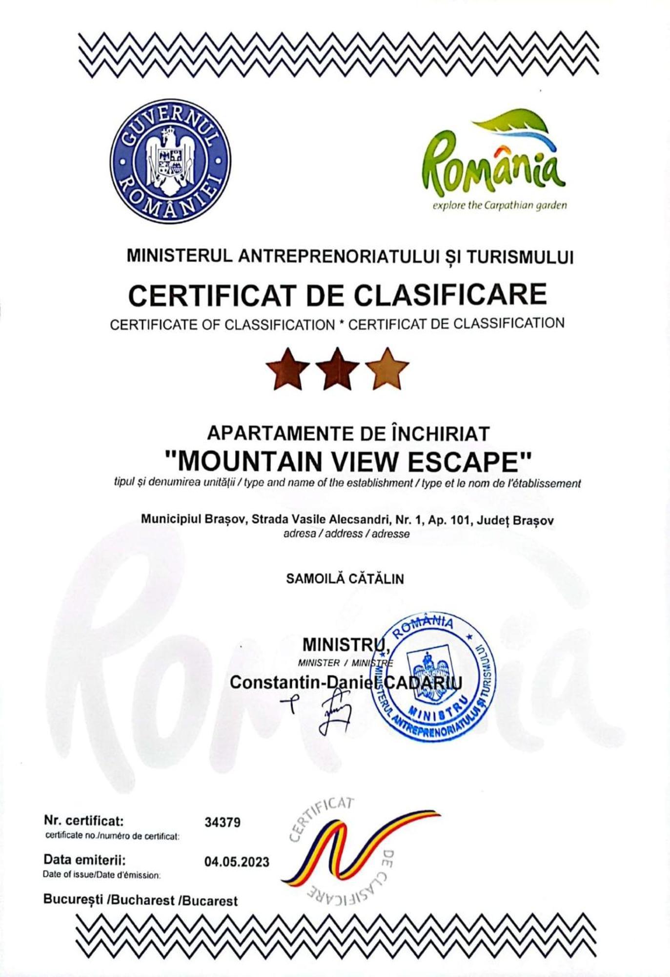 Апартаменты Mountain View Escape Брашов Экстерьер фото